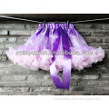 purple/white baby girl fluffy pettiskirts girl's tutu skirts